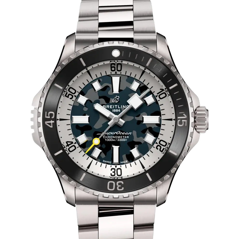 Breitling Superocean Automatic 46 Super Diver, 46 mm, titanium, black dial
