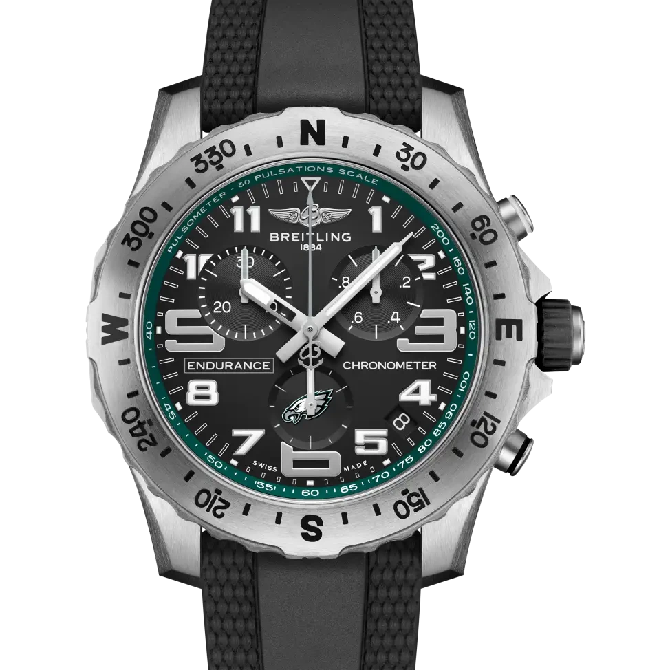 Breitling Endurance Pro 44 NFL Philadelphia Eagles Edition, 44 mm, titanium, black dial