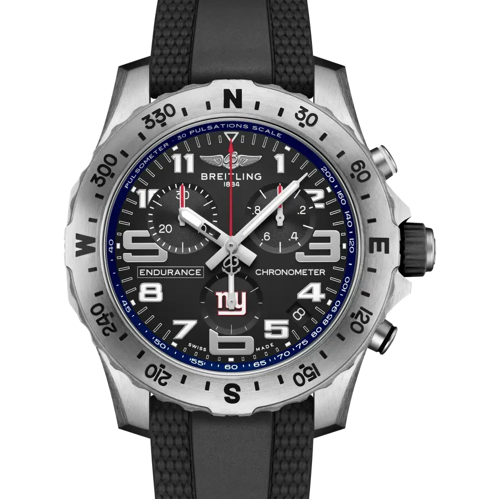 Breitling Endurance Pro 44 NFL New York Giants Edition, 44 mm, titanium, black dial