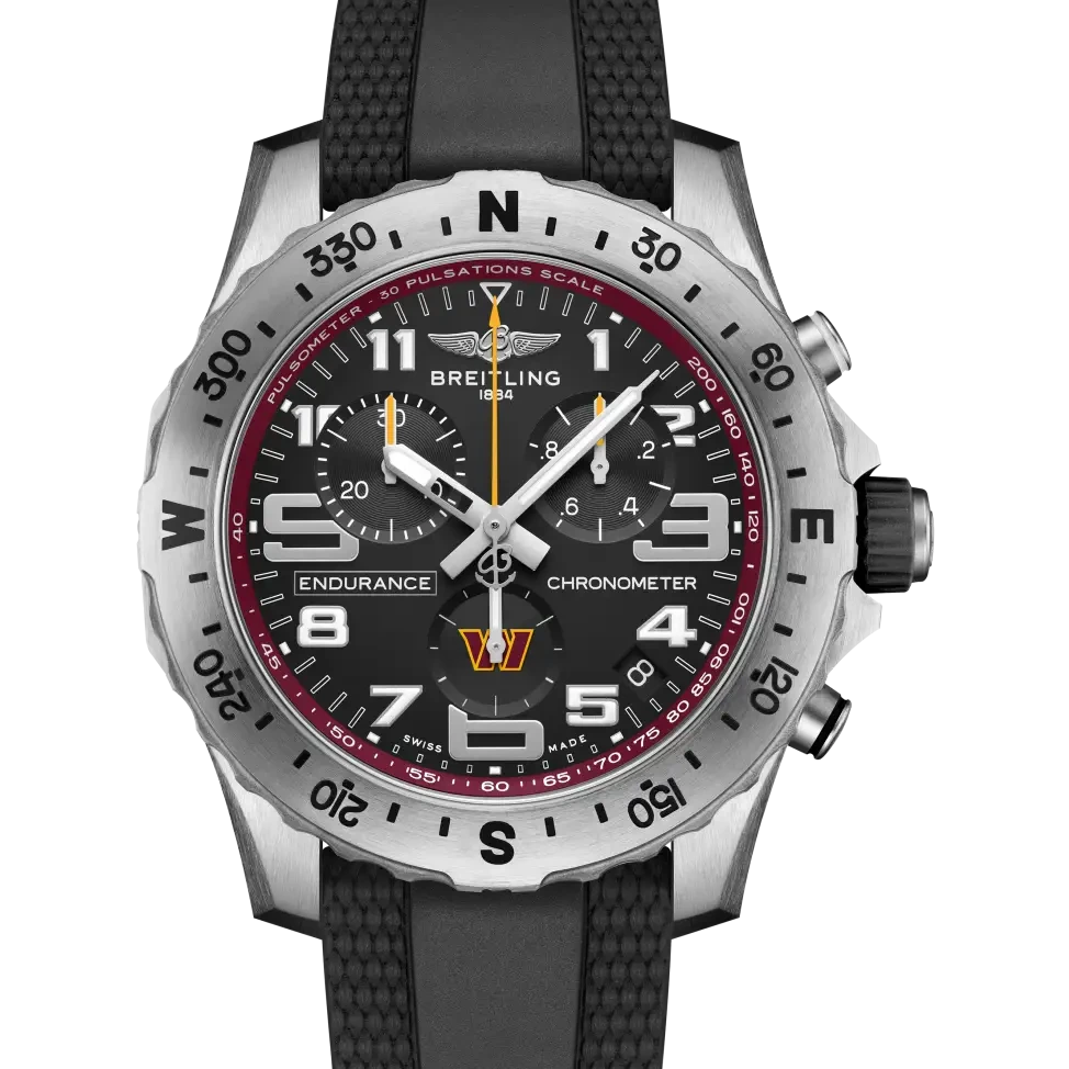 Breitling Endurance Pro 44 NFL Washington Commanders Edition, 44 mm, titanium, black dial