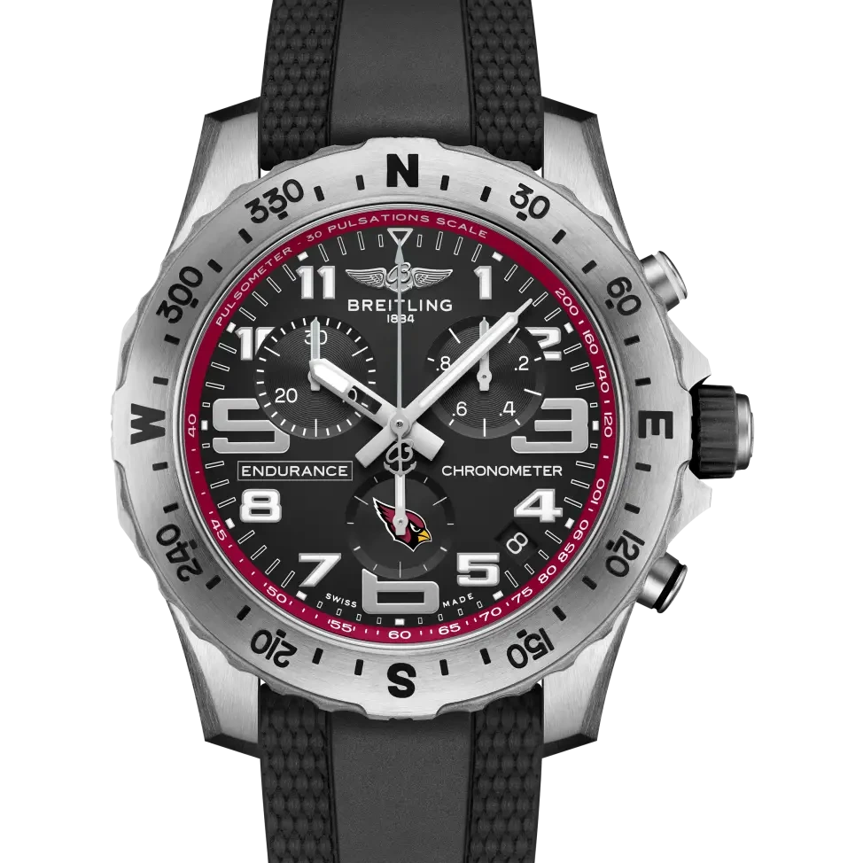 Breitling Endurance Pro 44 NFL Arizona Cardinals Edition, 44 mm, titanium, black dial