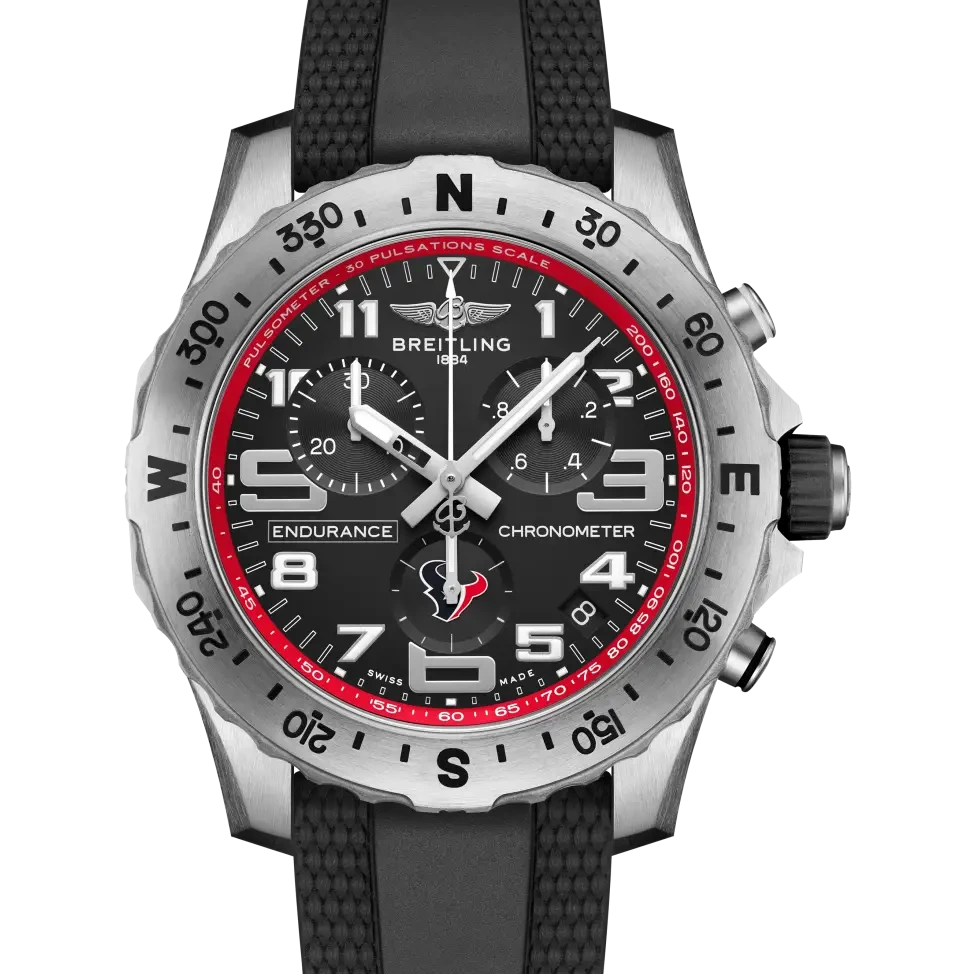 Breitling Endurance Pro 44 NFL Houston Texans Edition, 44 mm, titanium, black dial