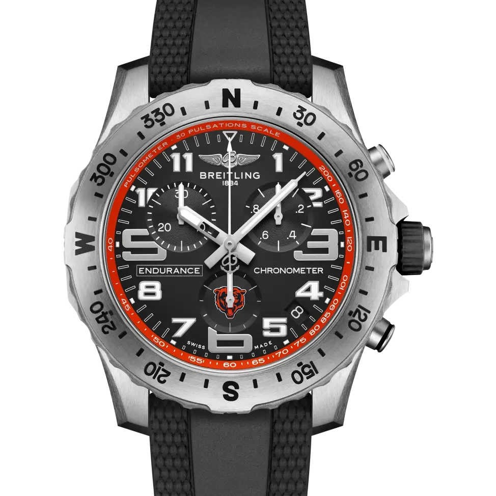 Breitling Endurance Pro 44 NFL Chicago Bears Edition, 44 mm, titanium, black dial