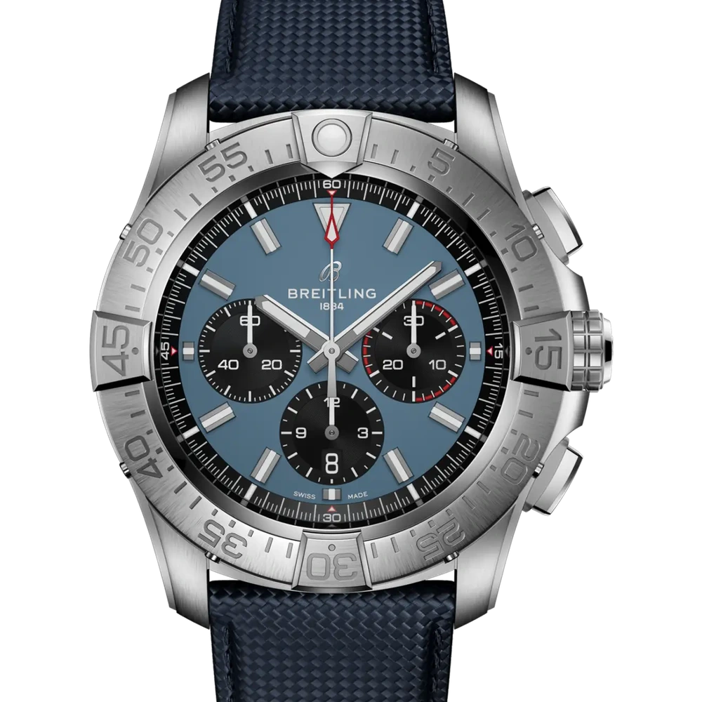 Breitling Super Avenger B01 Chronograph 46, 46 mm, titanium, blue dial