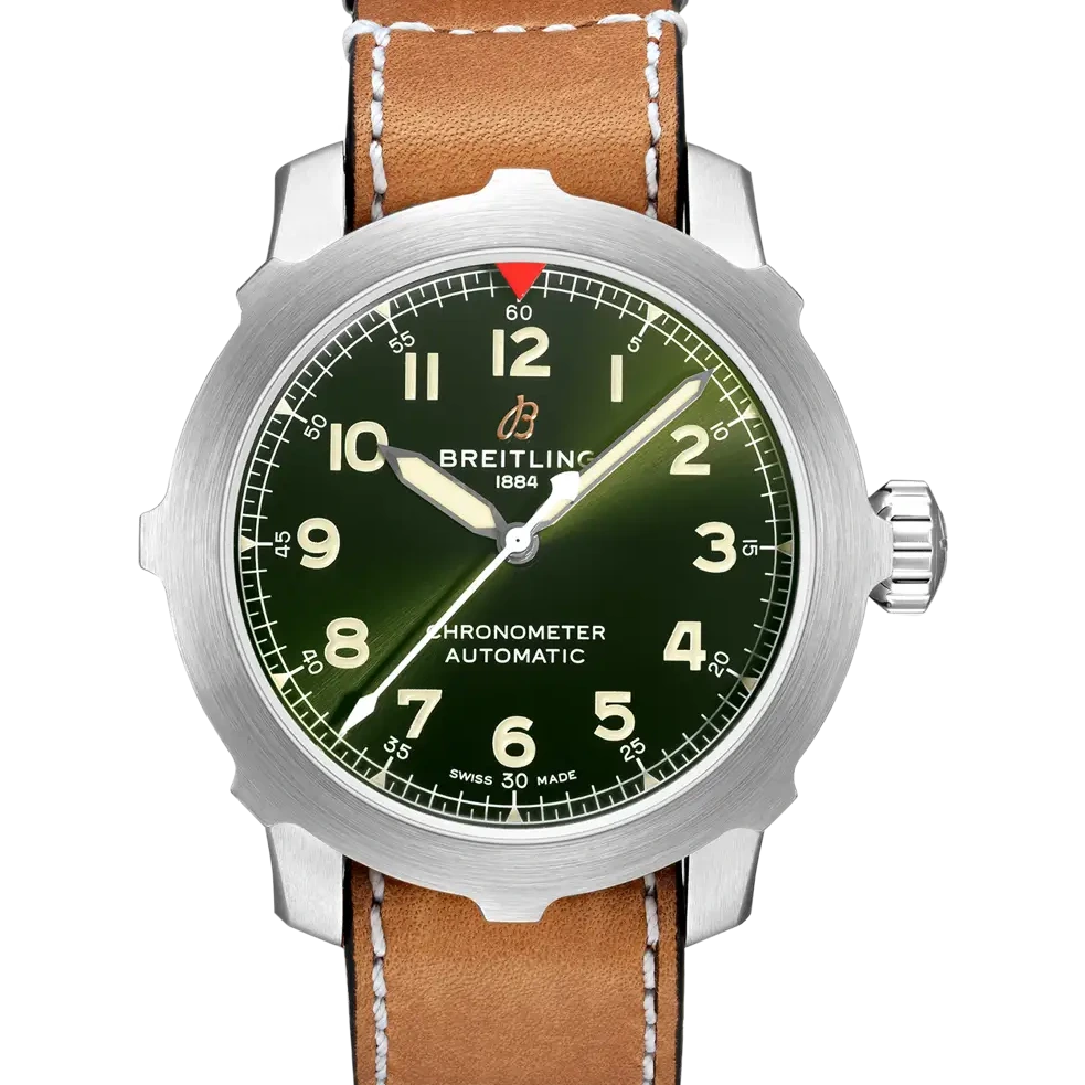 Breitling Aviator SUPER 8 B20 Automatic 46, 46 mm, titanium, green dial