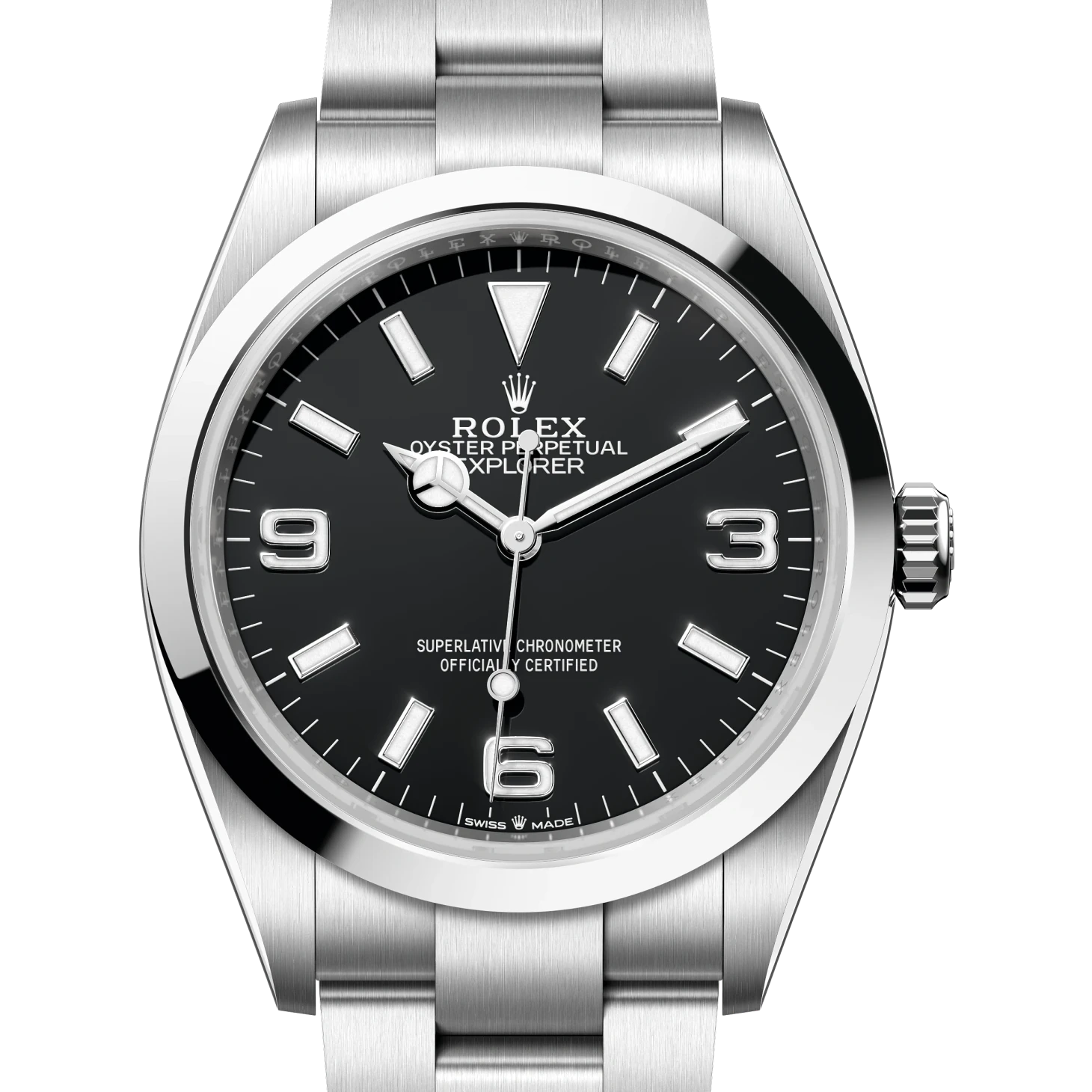 Rolex Explorer 36 Oyster, 36 mm, Oystersteel Reference 124270