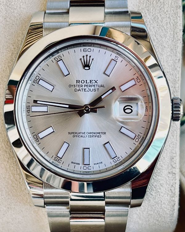 2017 Rolex Datejust II 41MM Silver Dial Steel Bracelet (116300)