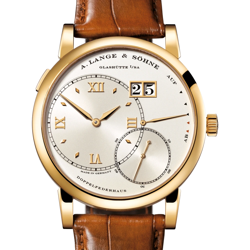 A. Lange & Söhne Yellow Gold, Ivory argenté Dial