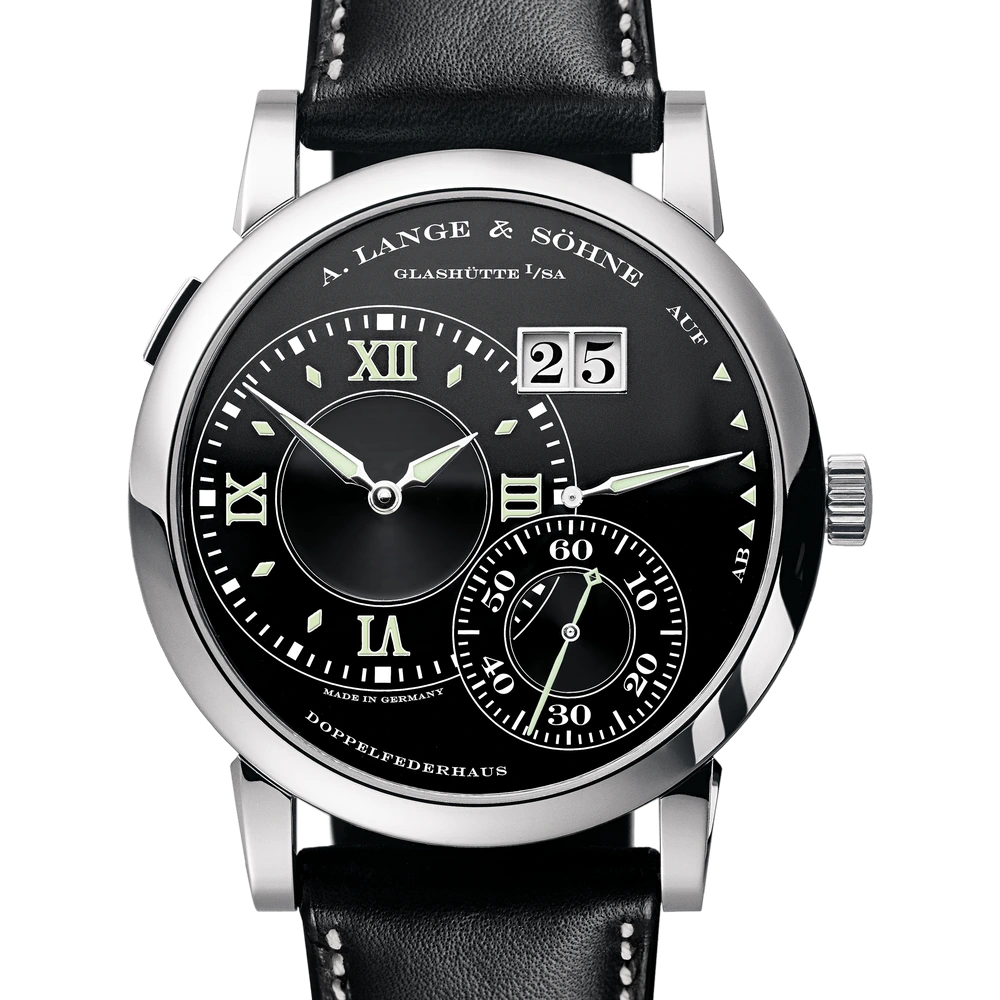 A. Lange & Söhne White Gold, Black Dial