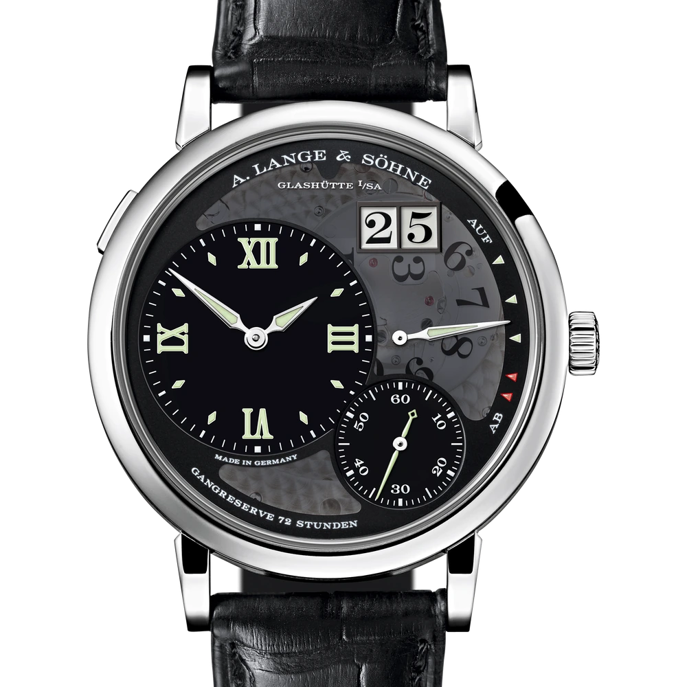A. Lange & Söhne Platinum, Black Dial