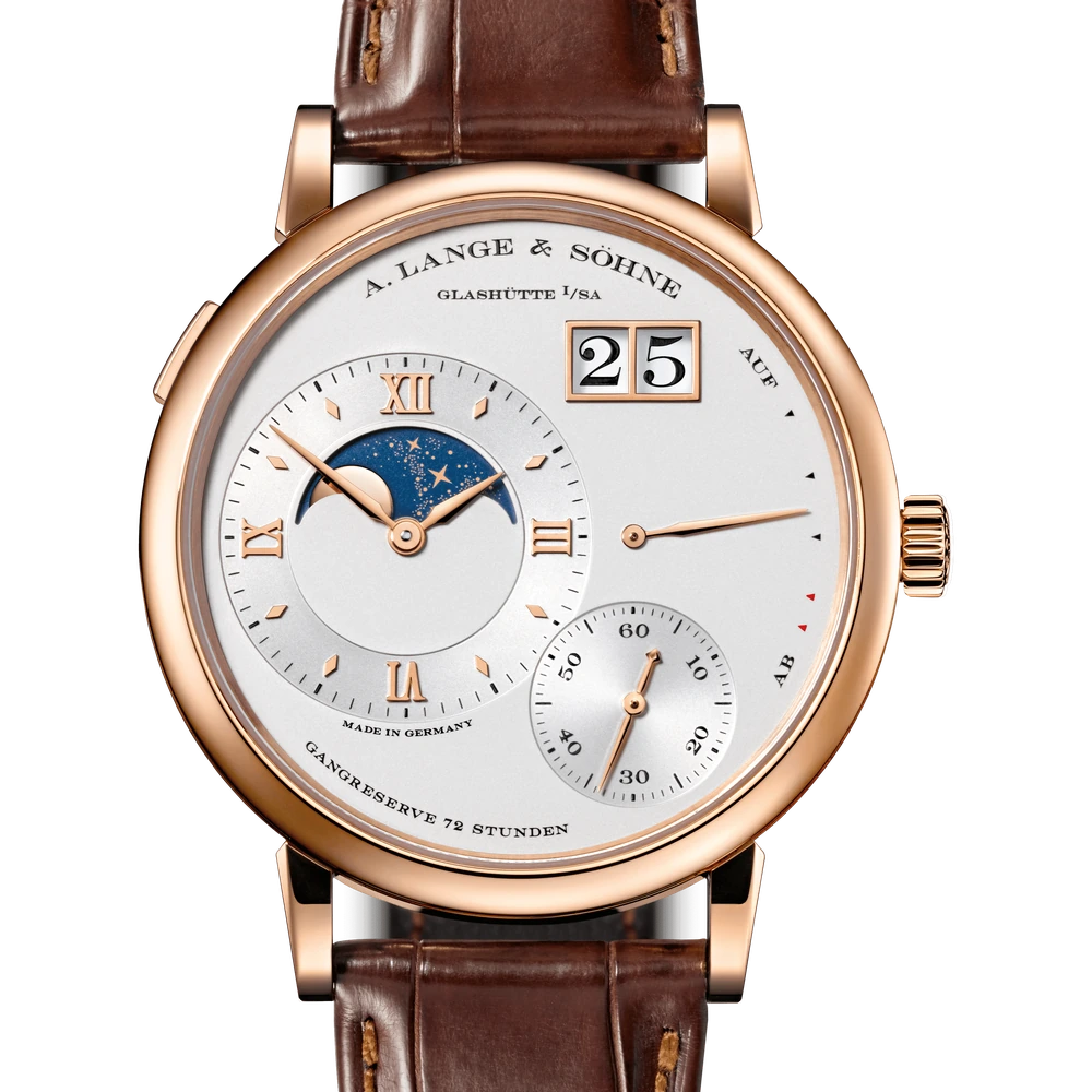 A. Lange & Söhne Pink Gold, Argenté Dial