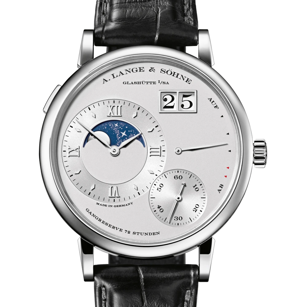 A. Lange & Söhne Platinum, Rhodié Dial