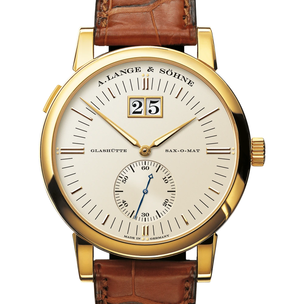 A. Lange & Söhne Yellow Gold, Ivory argenté Dial
