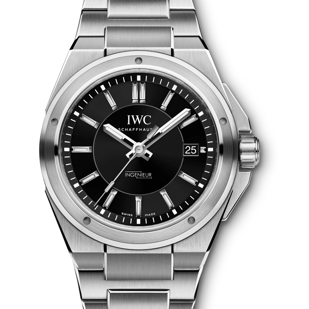 IWC Ingenieur Automatic, Stainless steel, black dial