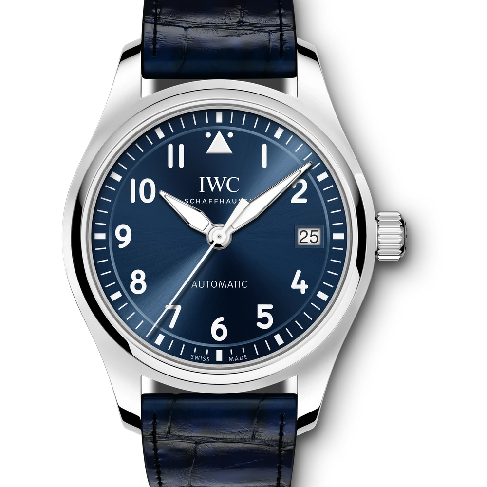 IWC Pilot's Watch Automatic 36, Stainless steel, blue dial