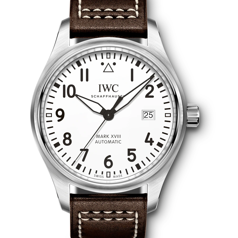 IWC Pilot's Watch Mark XVIII, Stainless steel, silver dial