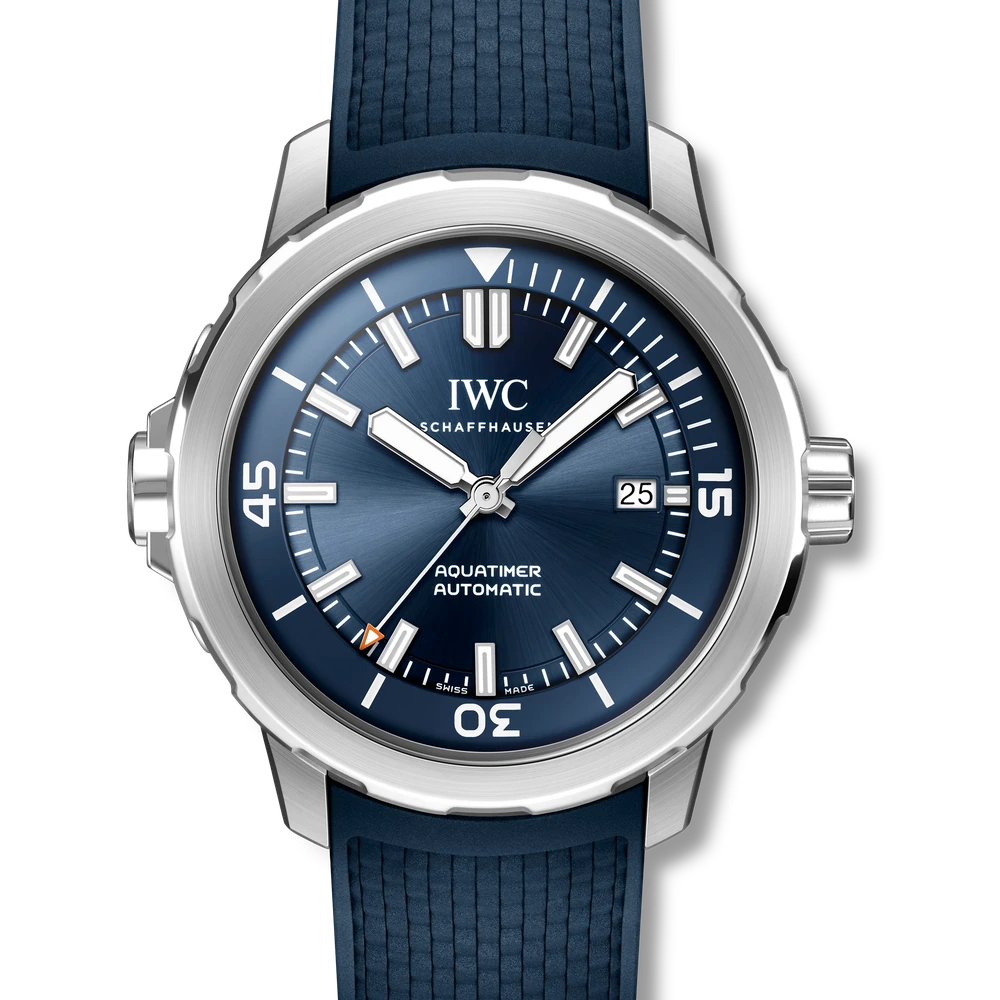 IWC Aquatimer Automatic, Stainless steel, blue dial