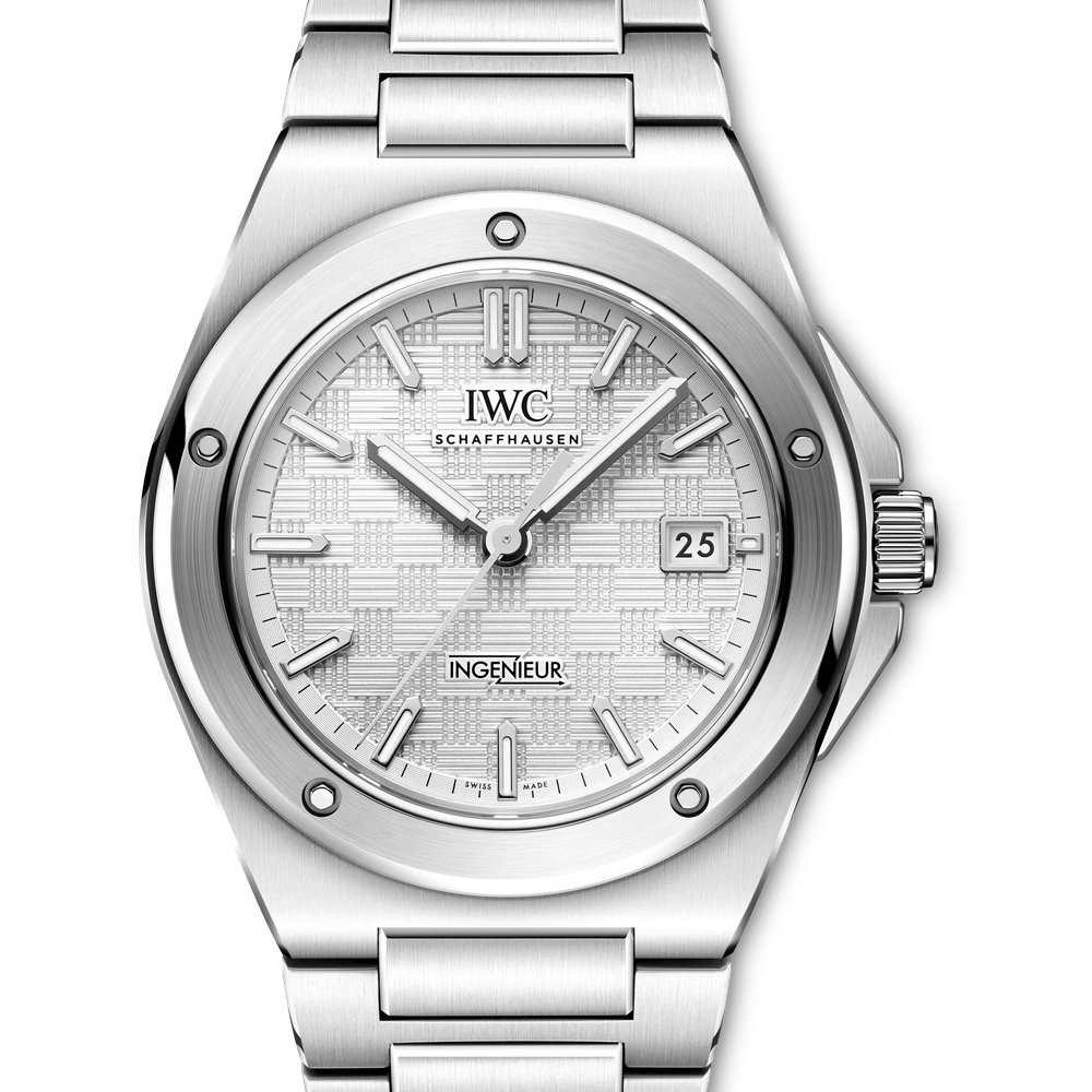 IWC Ingenieur Automatic 40, Stainless steel, silver plated dial