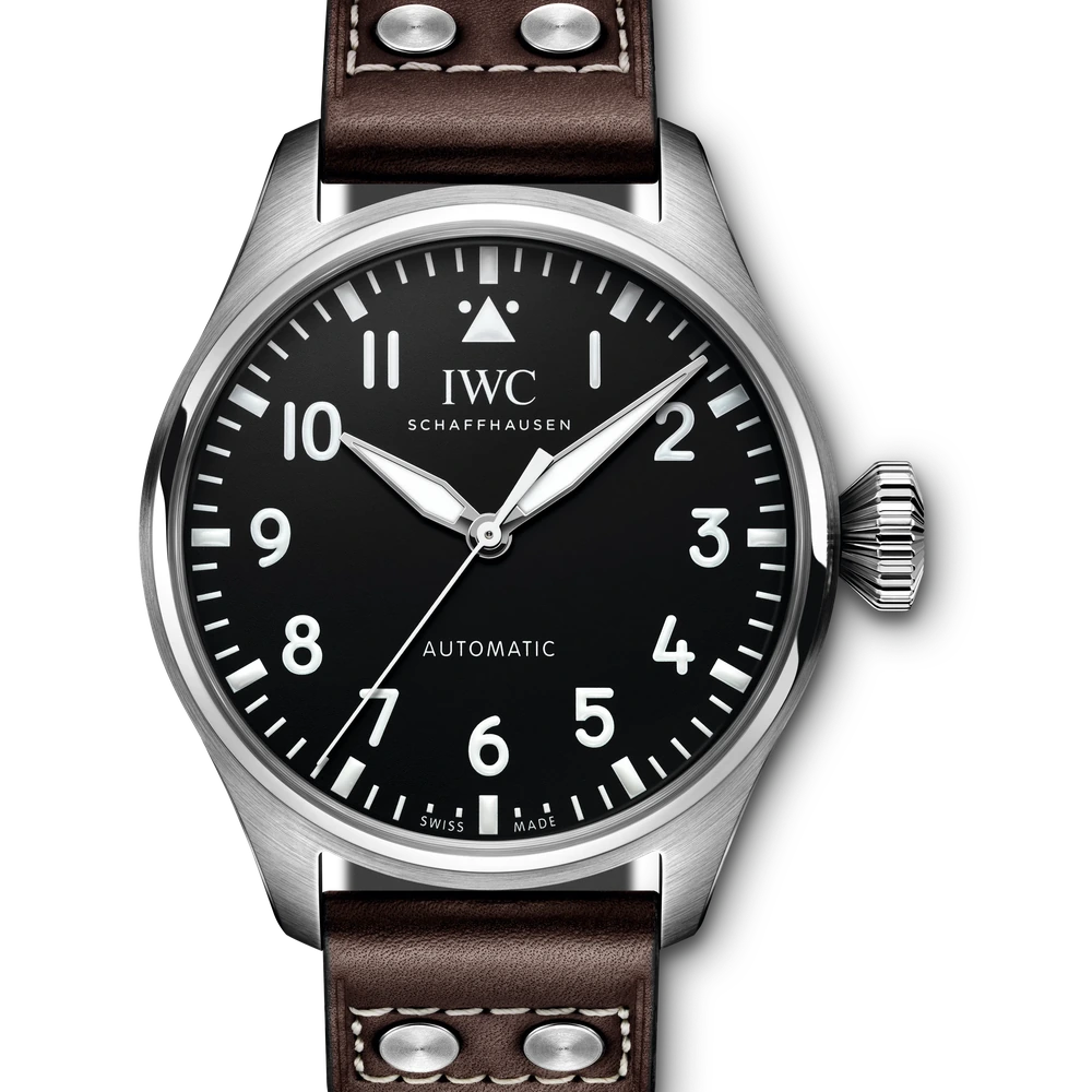 IWC Big Pilot's Watch 43, Stainless steel, black dial