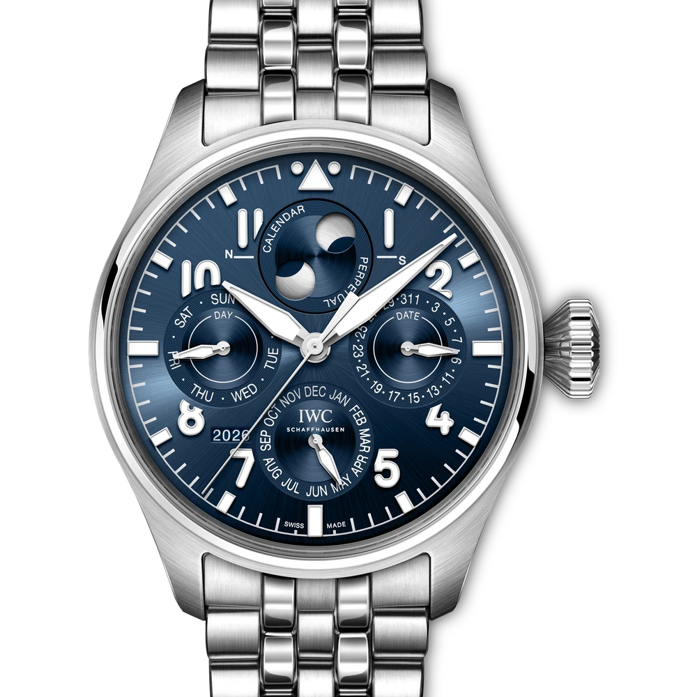 IWC Big Pilot's Watch Perpetual Calendar ProSet Le Petit Prince, Stainless steel