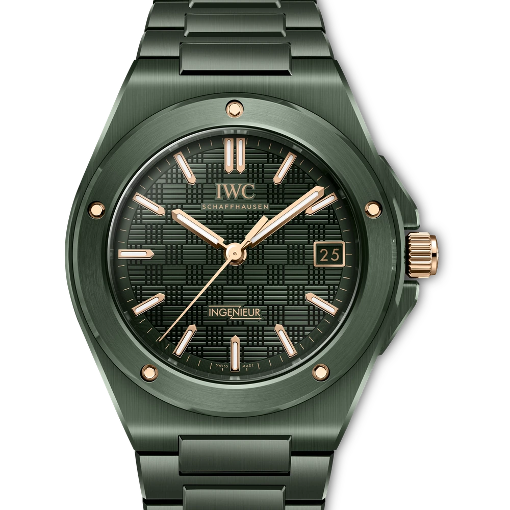 IWC Ingenieur Automatic 42, Ceramic, green dial