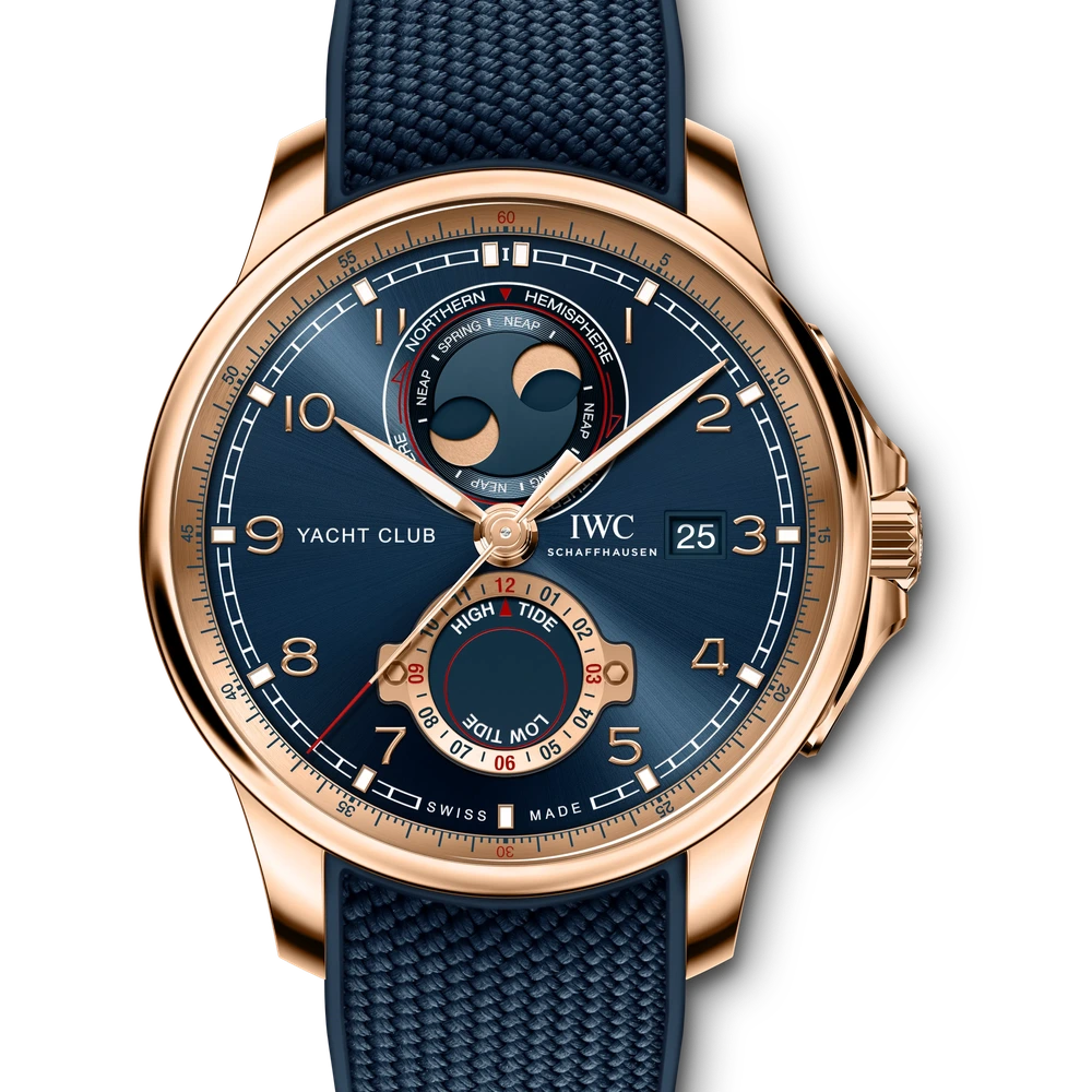 IWC Portugieser Yacht Club Moon & Tide, 18 ct 5N gold