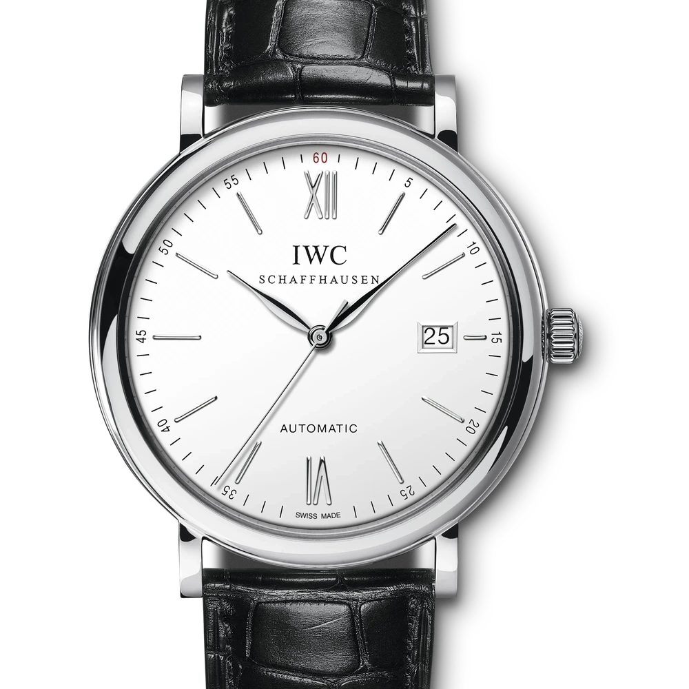IWC Portofino Automatic, Stainless steel, silver dial