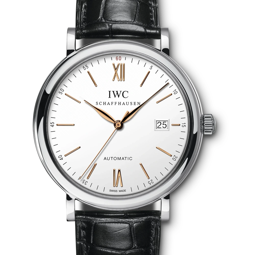 IWC Portofino Automatic, Stainless steel, silver dial
