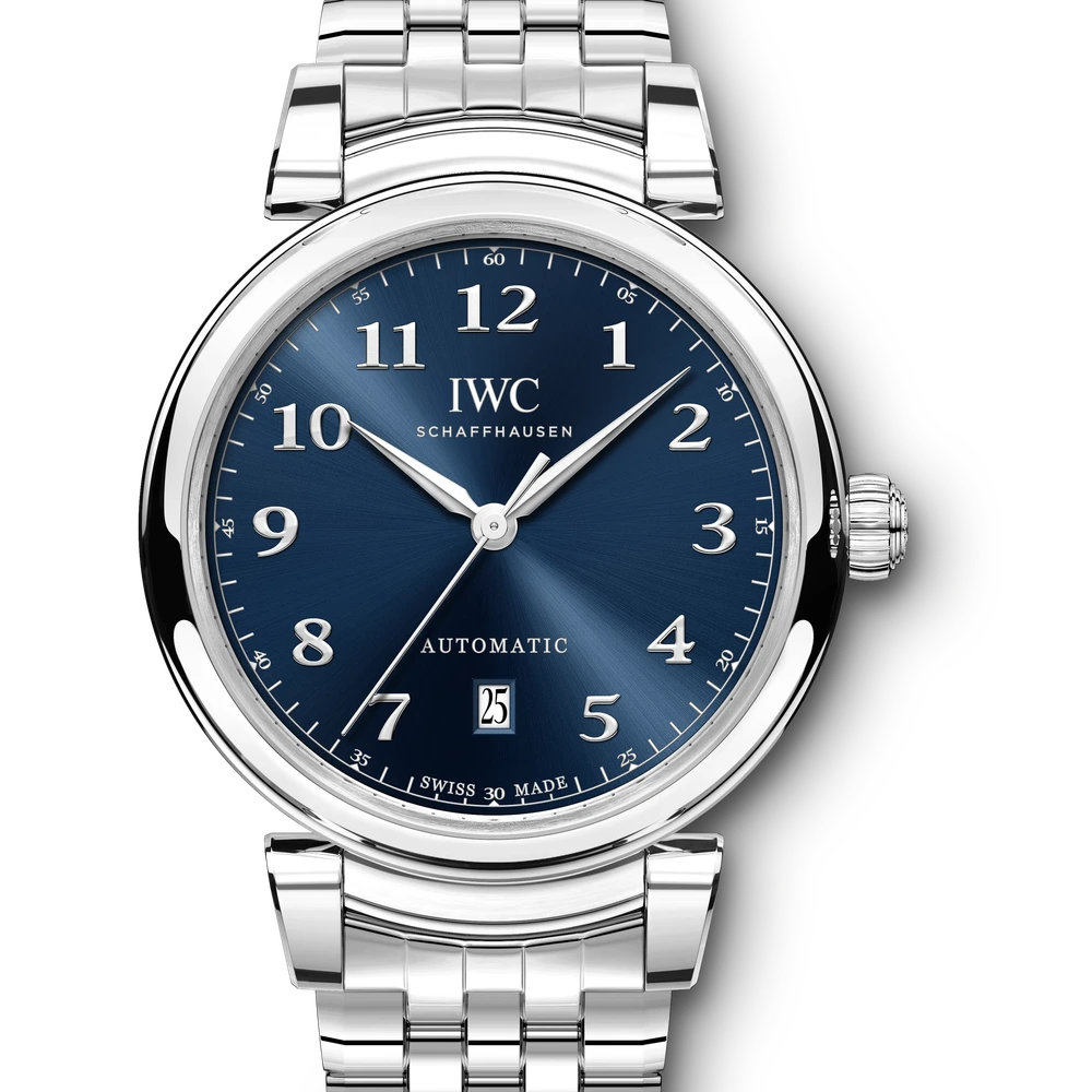 IWC Da Vinci Automatic, Stainless steel, blue dial