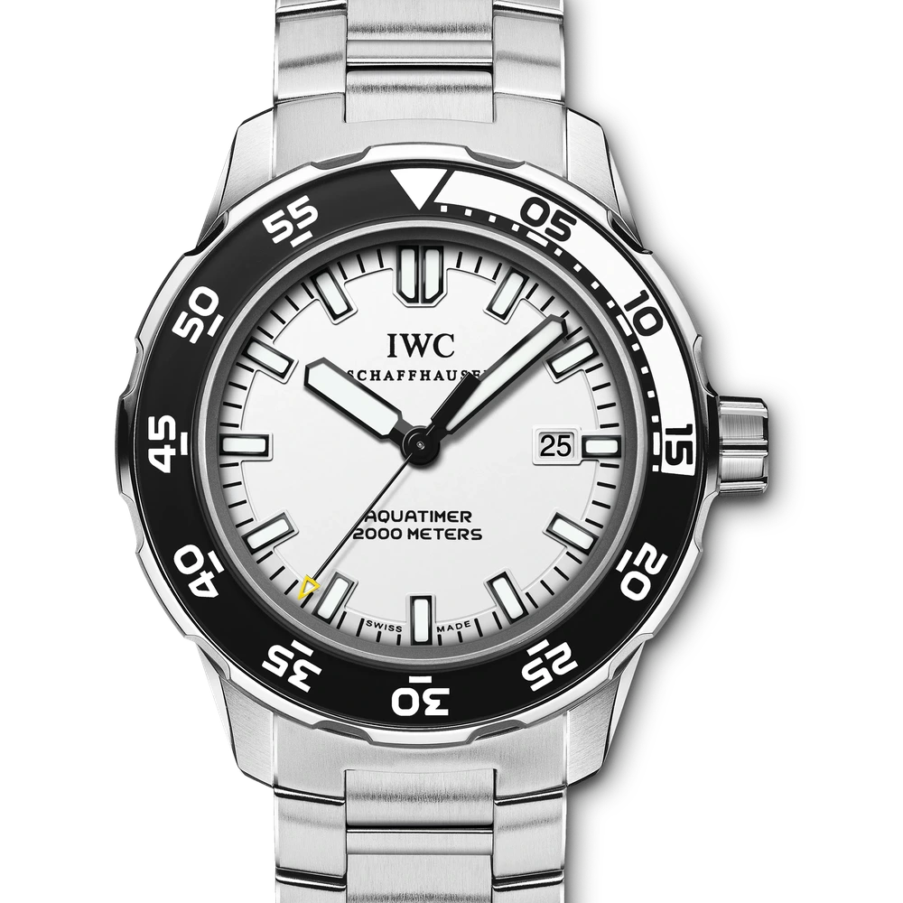 IWC Aquatimer Automatic 2000, Stainless steel, white dial