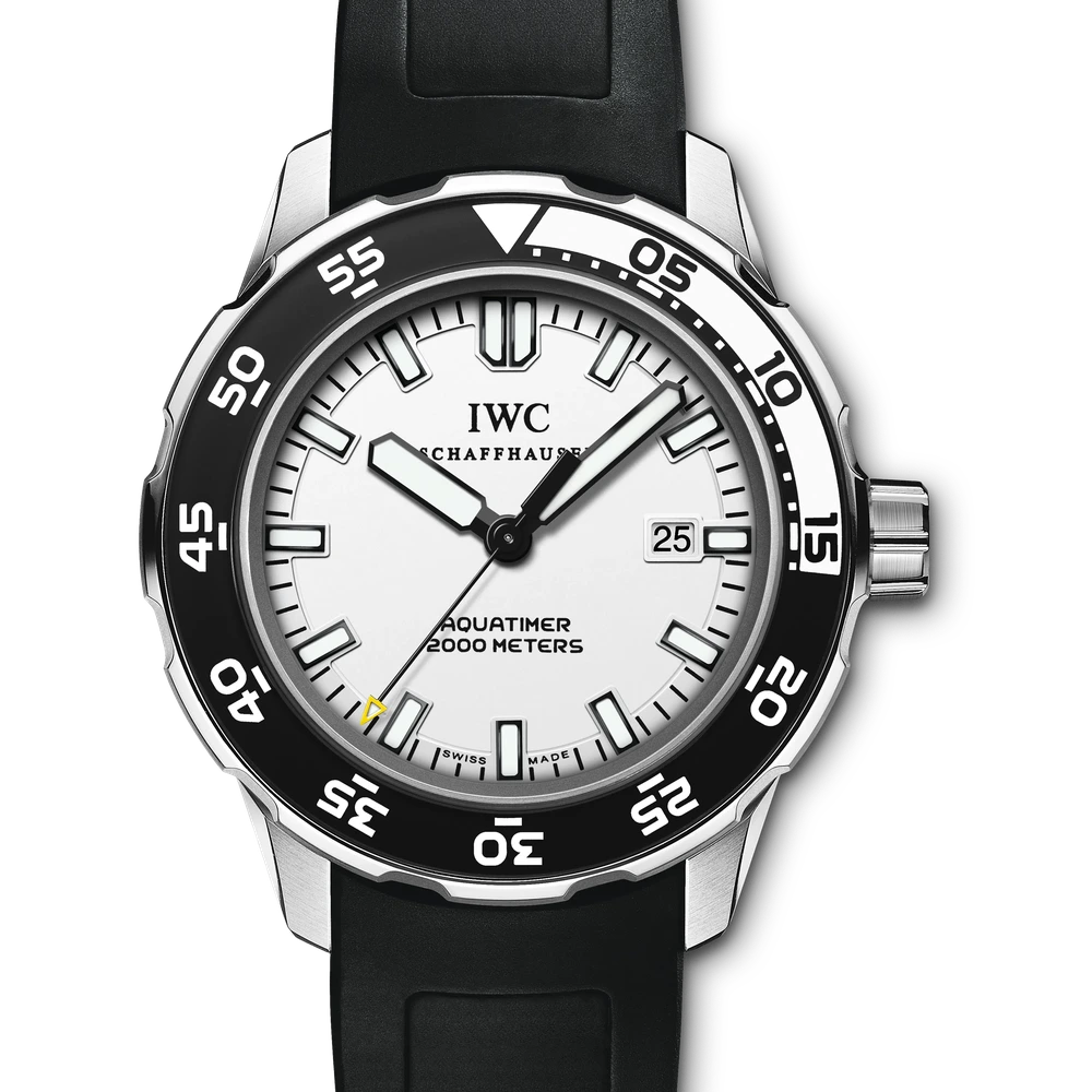 IWC Aquatimer Automatic 2000, Stainless steel, white dial