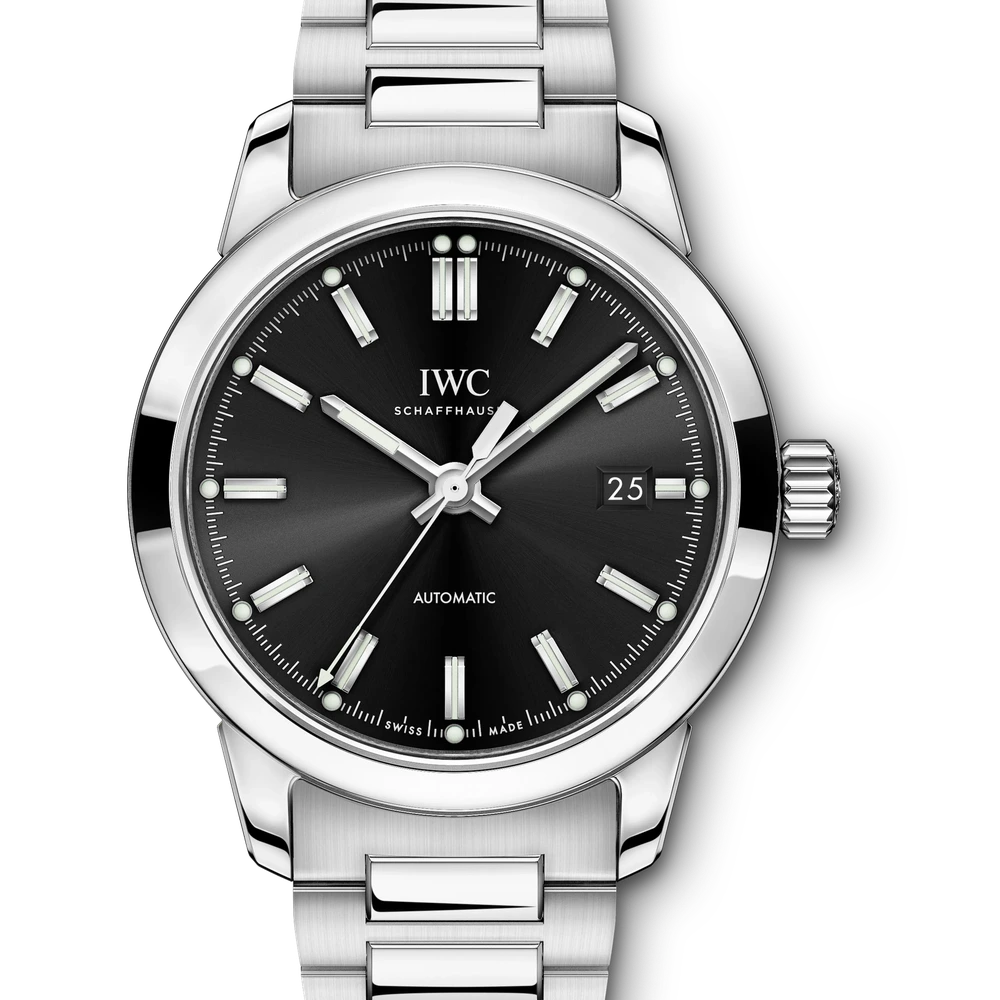 IWC Ingenieur Automatic, Stainless steel, black dial