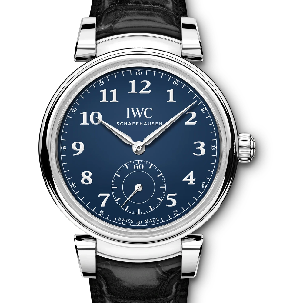 IWC Da Vinci Automatic Edition "150 Years", Stainless steel, blue dial