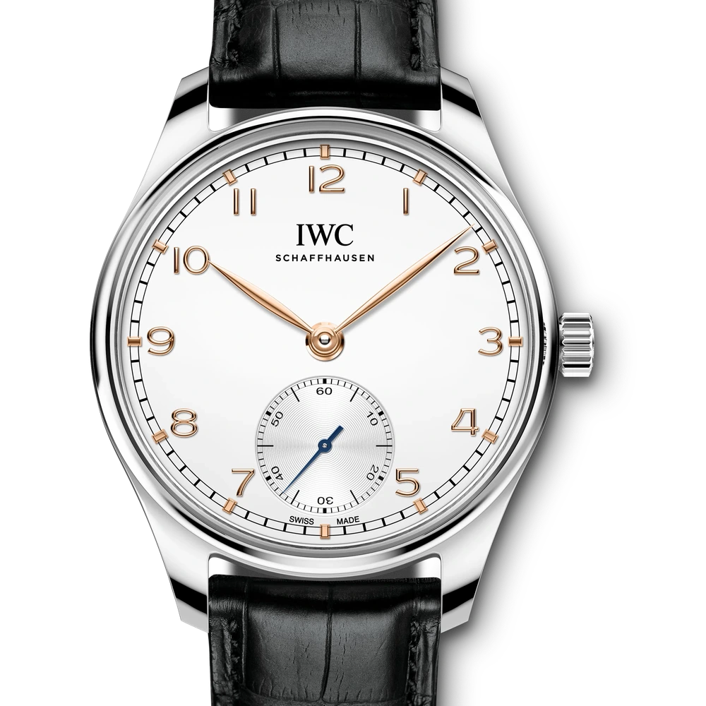 IWC Portugieser Automatic 40, Stainless steel, silver dial