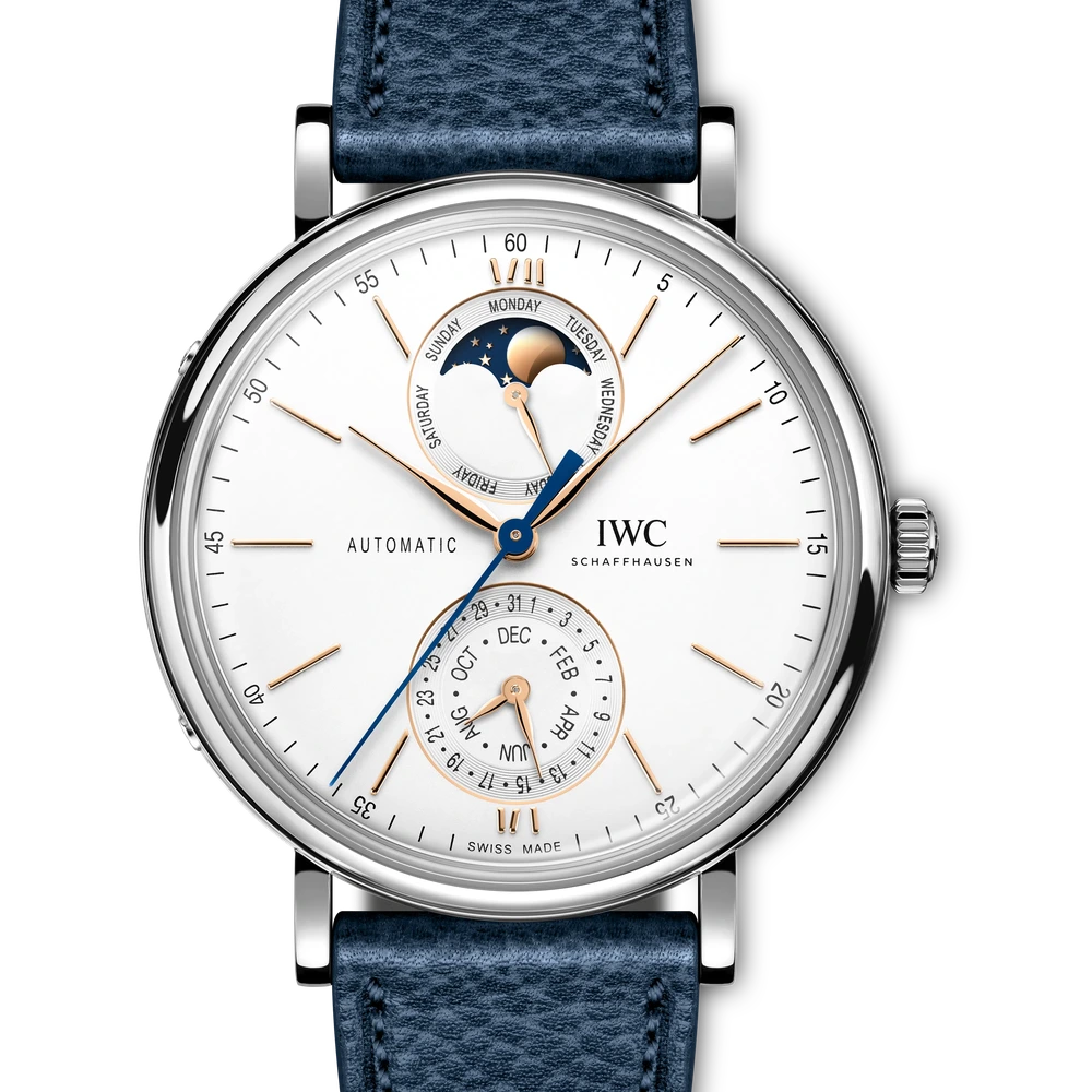 IWC Portofino Complete Calendar, Stainless steel