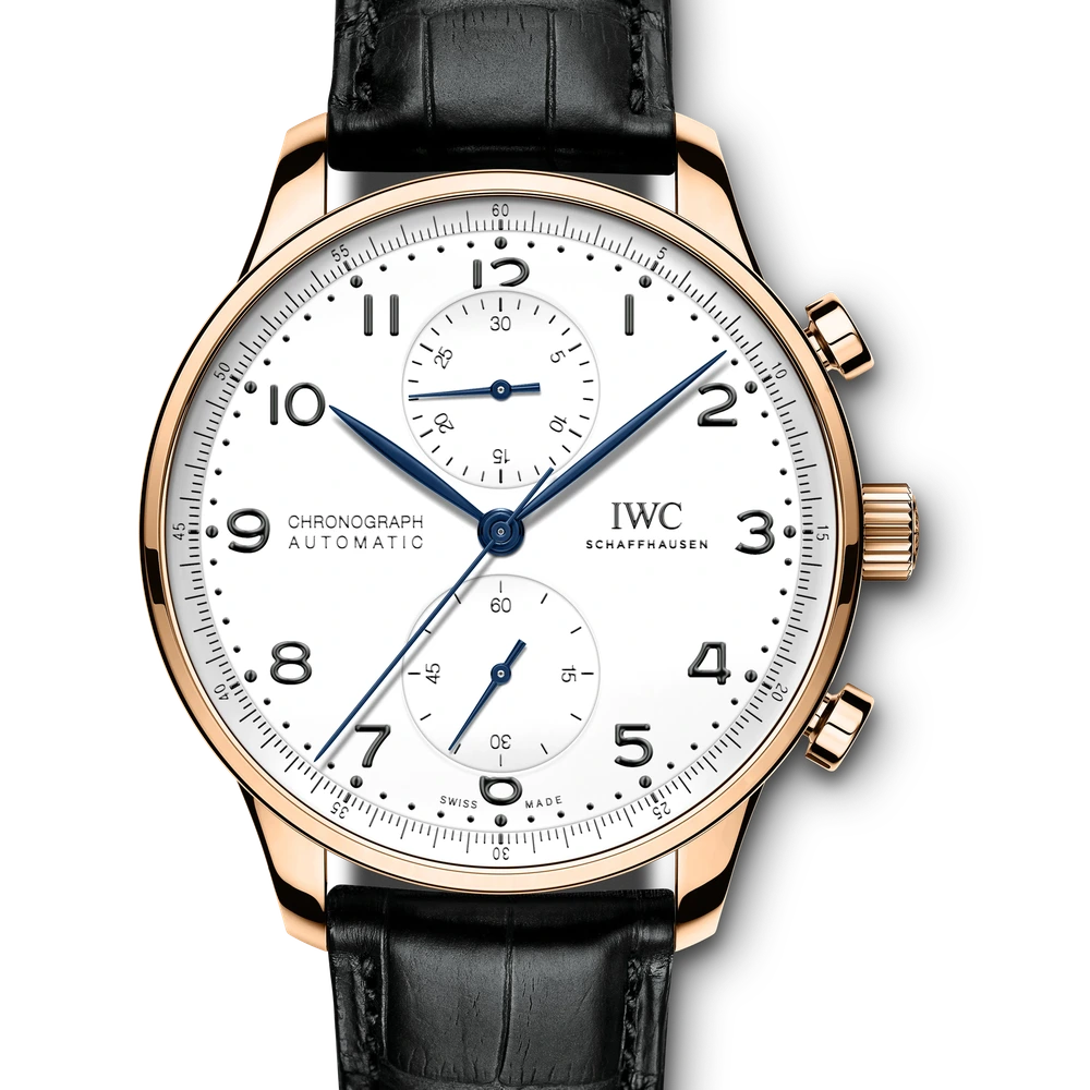IWC Portugieser Chronograph Edition "150 Years", 18 ct 5N gold
