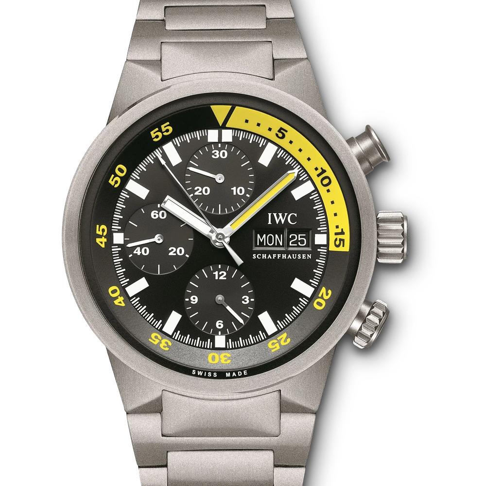 IWC Aquatimer Chrono-Automatic, Titanium, black dial