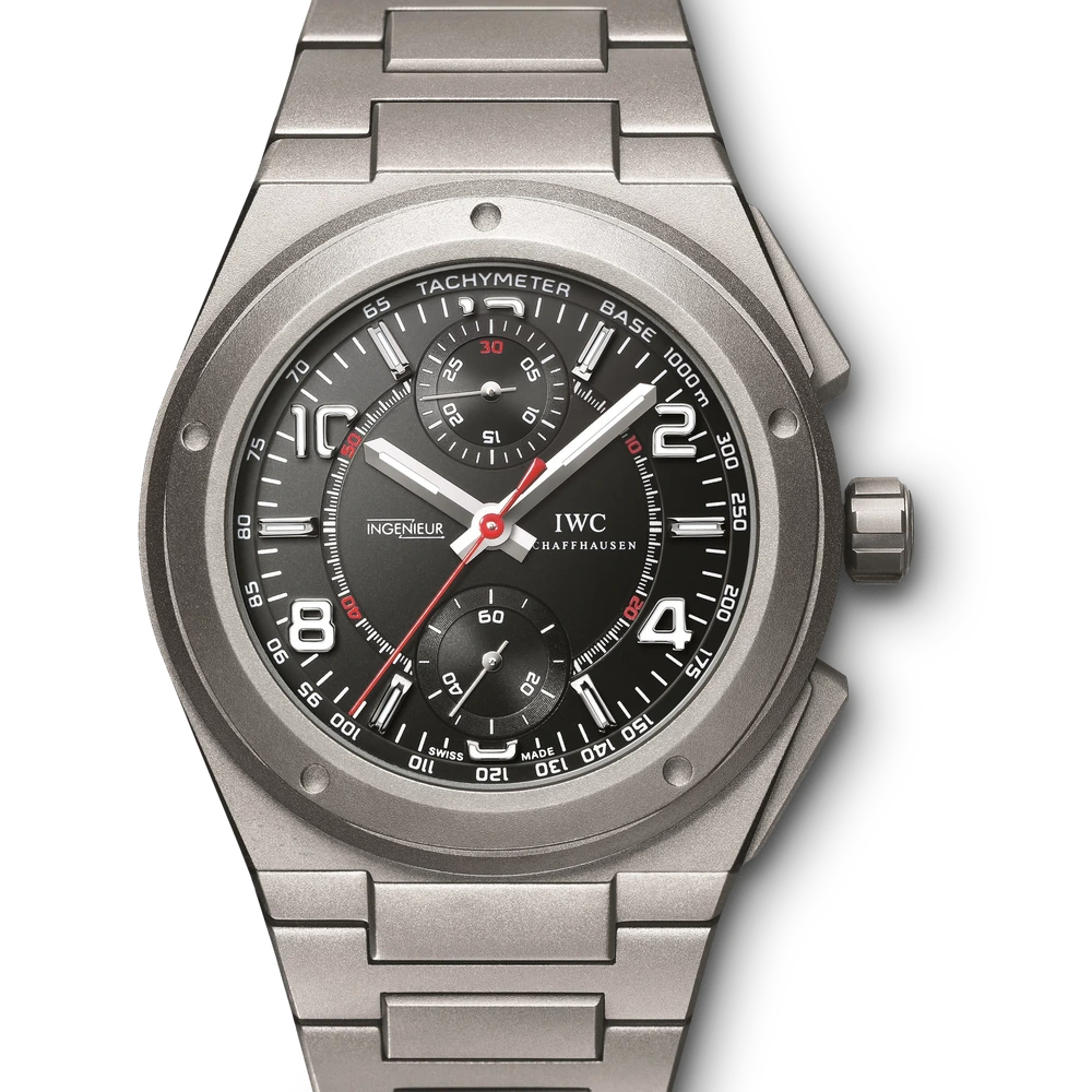 IWC Ingenieur Chronograph AMG, Titanium, black dial
