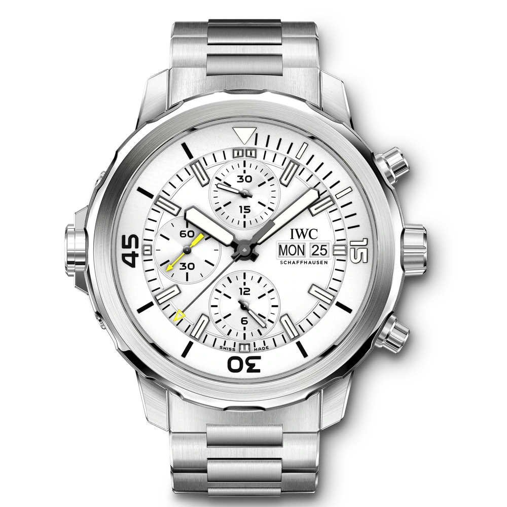 IWC Aquatimer Chronograph, Stainless steel, silver dial