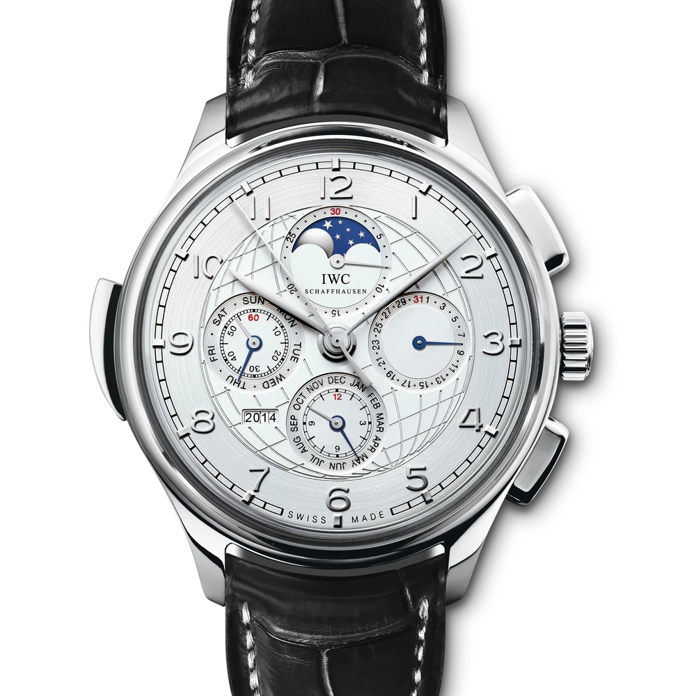 IWC Portugieser Grande Complication, Platinum, silver dial