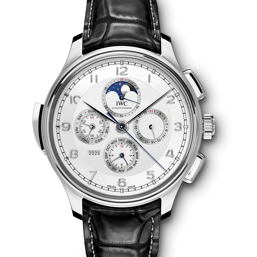 IWC Portugieser Grande Complication, Platinum, silver plated dial