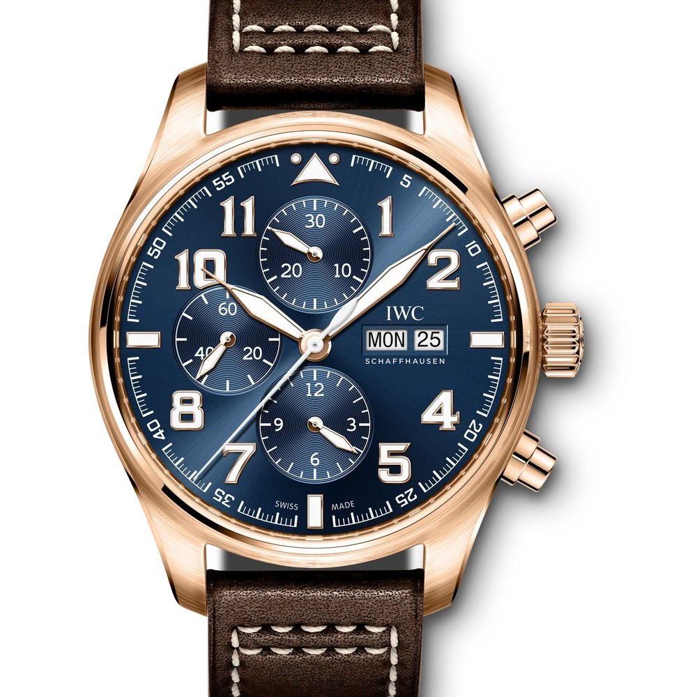 IWC Pilot's Watch Chronograph Edition "Le Petit Prince", 18 ct 5N gold
