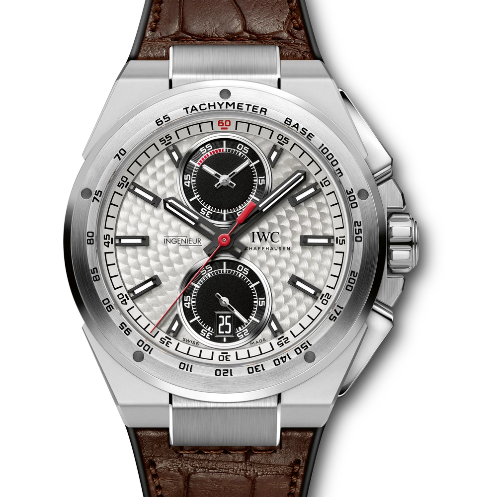 IWC Ingenieur Chronograph Silver Arrow, Stainless steel, silver dial