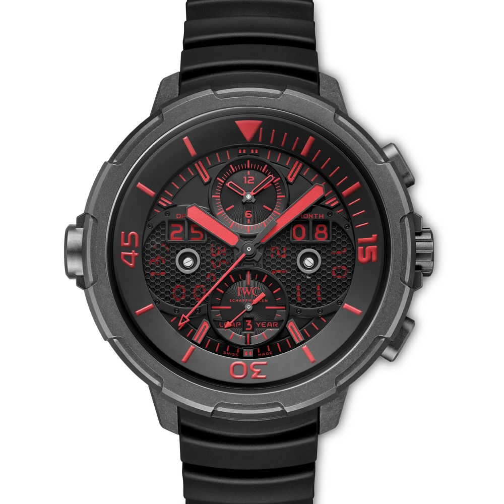 IWC Aquatimer Perpetual Calendar Digital Date-Month, Ceratanium®, black dial