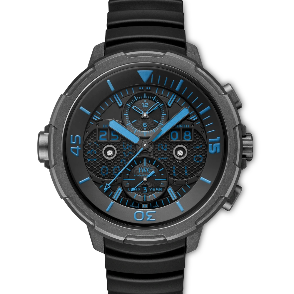 IWC Aquatimer Perpetual Calendar Digital Date-Month, Ceratanium®, black dial