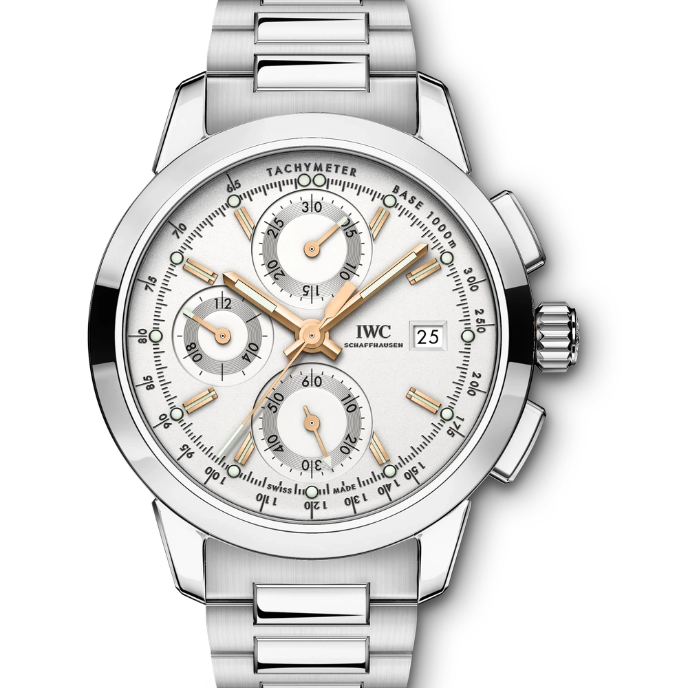 IWC Ingenieur Chronograph, Stainless steel, silver dial