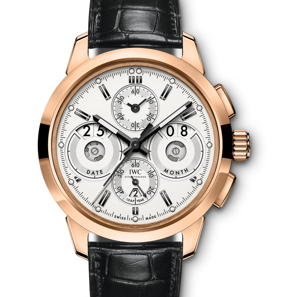 IWC Ingenieur Perpetual Calendar Digital Date-Month, 18 ct 5N gold