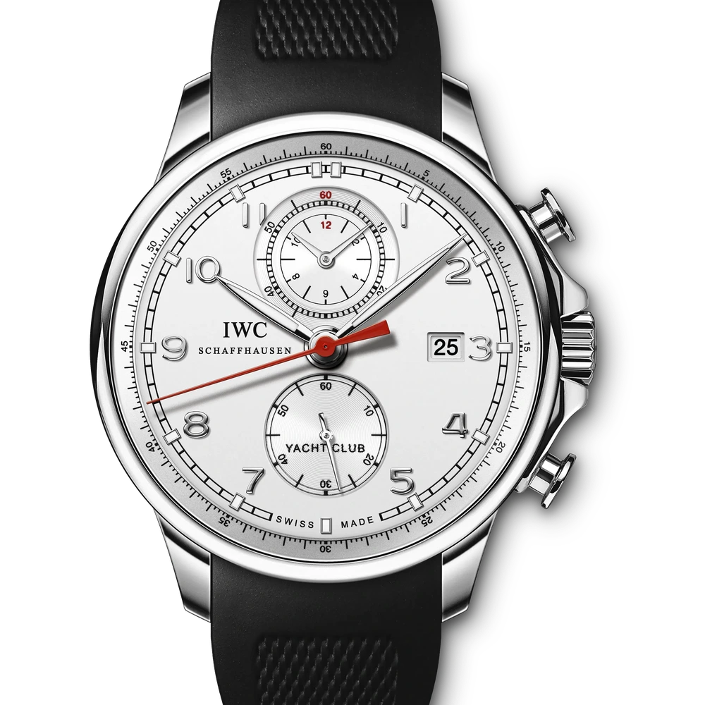 IWC Portugieser Yacht Club Chronograph, Stainless steel, silver dial