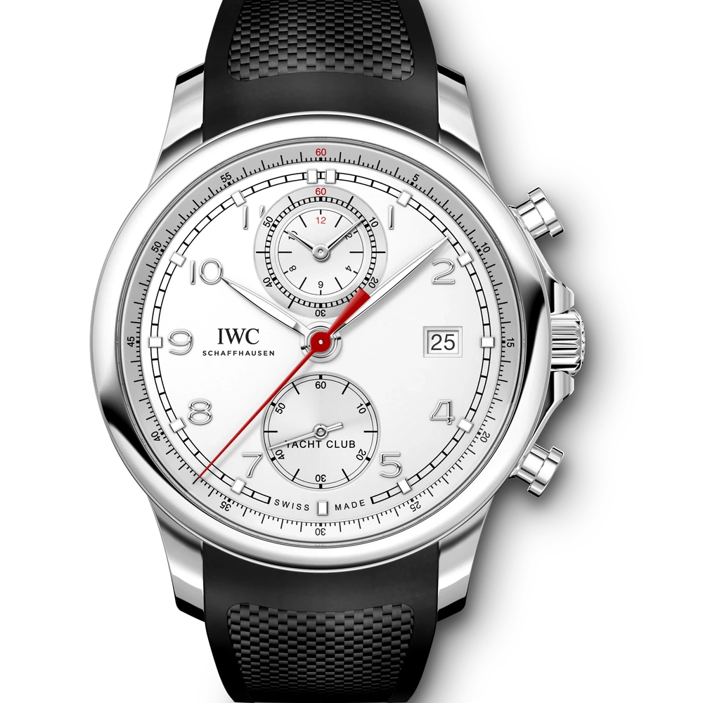 IWC Portugieser Yacht Club Chronograph, Stainless steel, silver dial