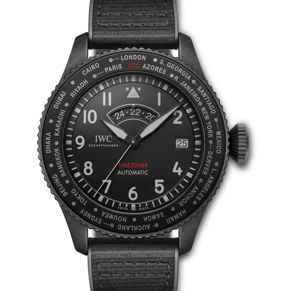 IWC Pilot's Watch Timezoner TOP GUN Ceratanium®